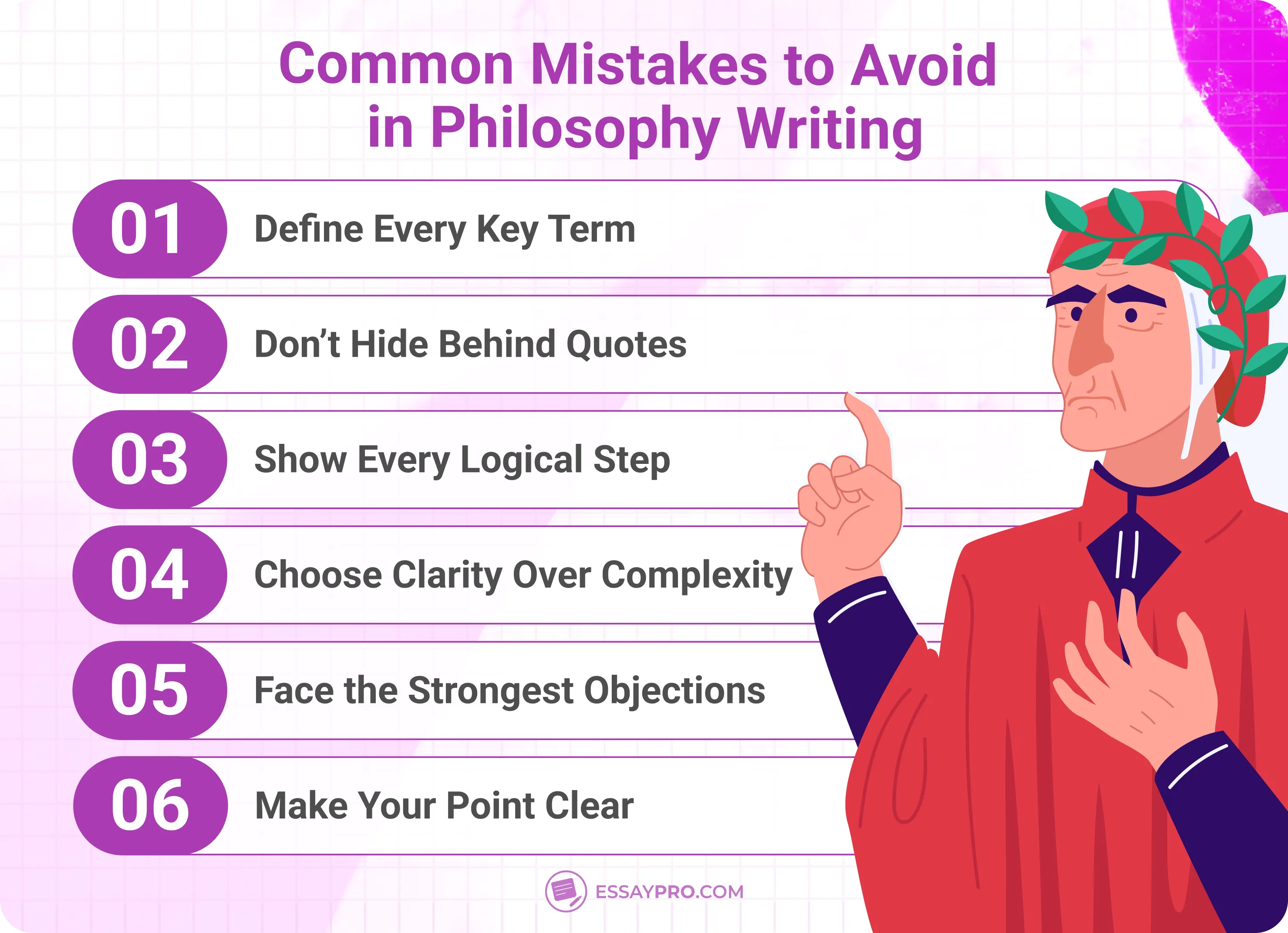 Common Mistakes to Avoid in Philosophy Writing